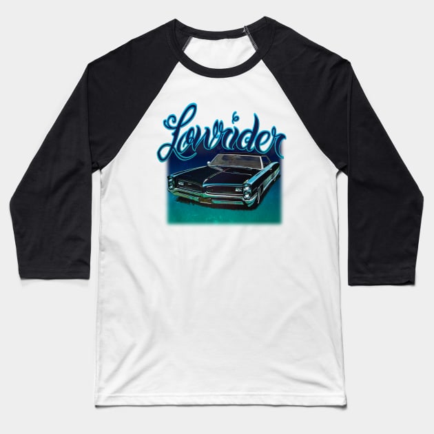 lowrider Baseball T-Shirt by retroracing